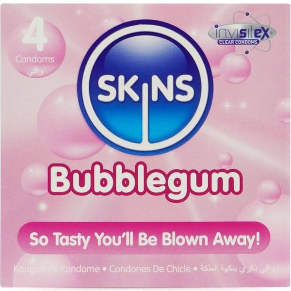 SKINS - Tyggegummi Smakskondomer 4-pakning