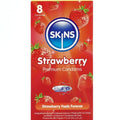 SKINS - Strawberry Kondomer med Smak 8 stk