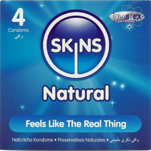 SKINS - Natural Standard Kondomer 4 stk