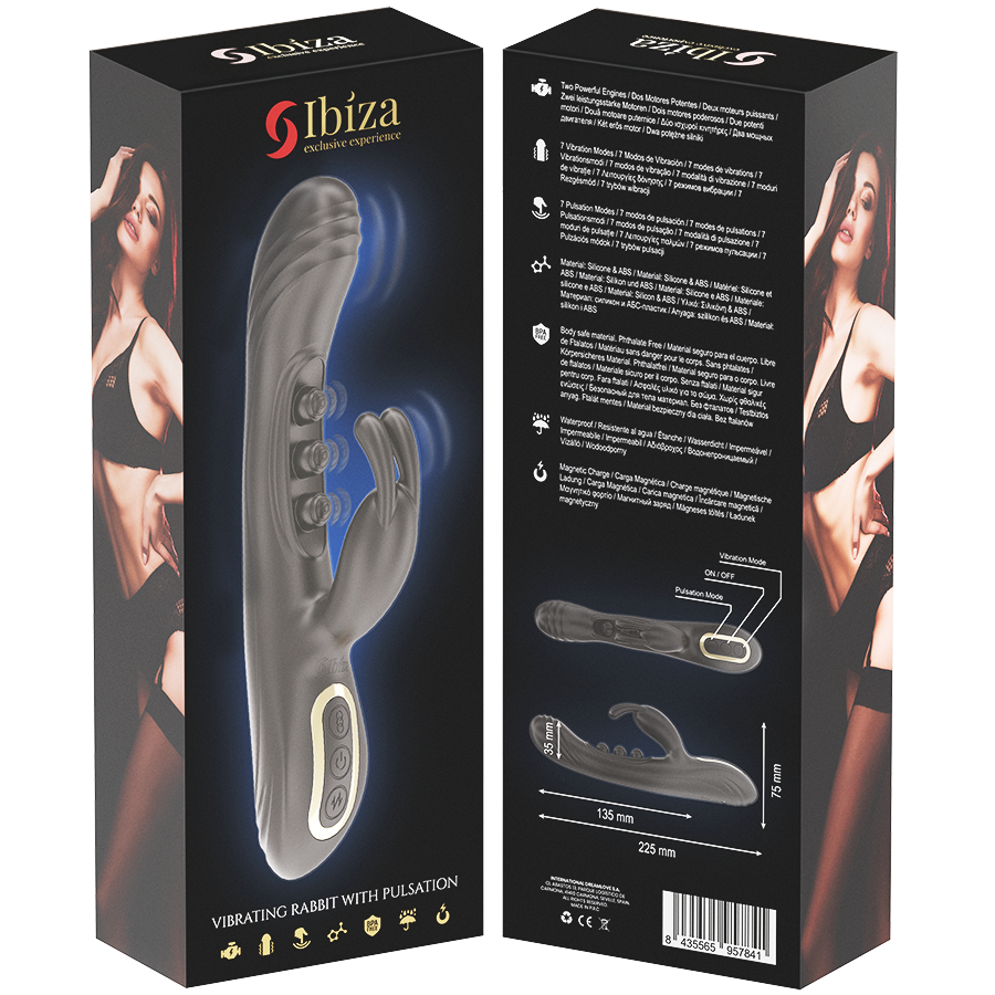 IBIZA - Rabbitvibrator med pulsering