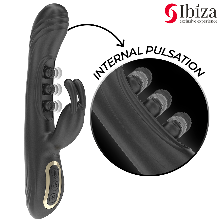 IBIZA - Rabbitvibrator med pulsering