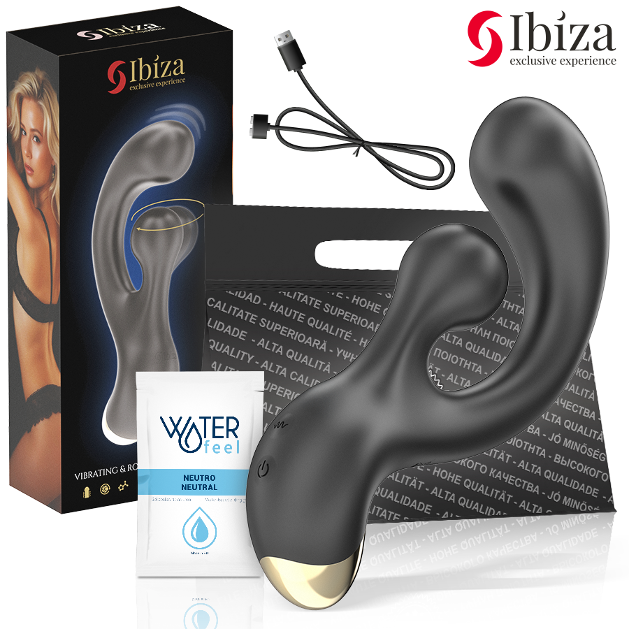 IBIZA - Vibrerende og roterende stimulator