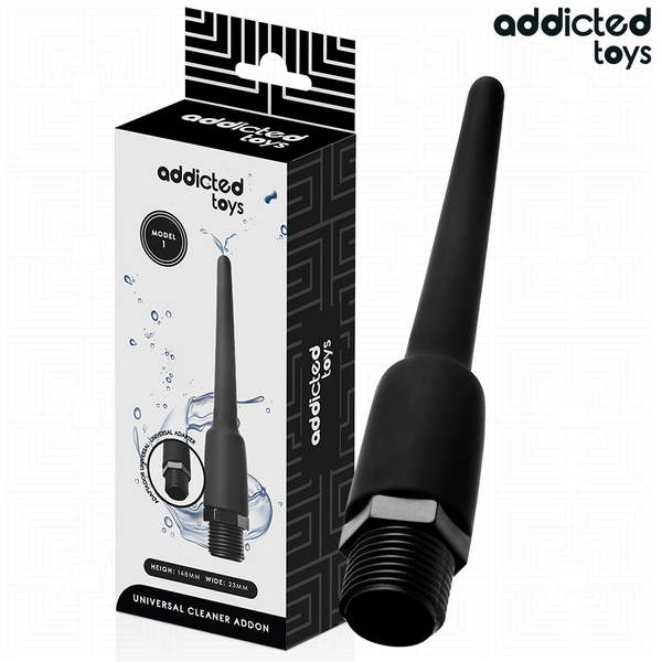 ADDICTED TOYS - Analrenser med Universaladapter Modell 1