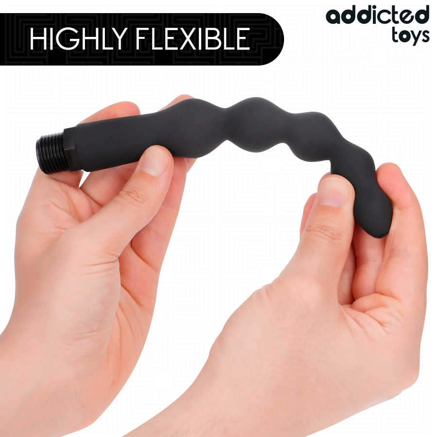 ADDICTED TOYS - Analrenser med Universaladapter Modell 5