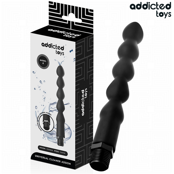 ADDICTED TOYS - Analrenser med Universaladapter Modell 6