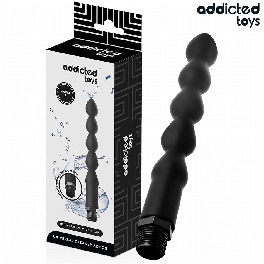 ADDICTED TOYS - Analrenser med Universaladapter Modell 6