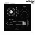 ADDICTED TOYS - Analrenser med Universaladapter Modell 3