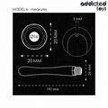 ADDICTED TOYS - Analrenser med Universaladapter Modell 4