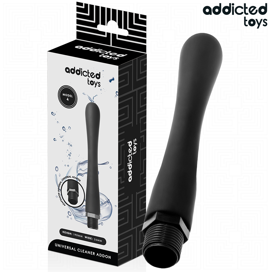 ADDICTED TOYS - Analrenser med Universaladapter Modell 4
