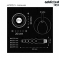 ADDICTED TOYS - Analrenser med Universaladapter Modell 5