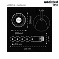ADDICTED TOYS - Analrenser med Universaladapter Modell 6