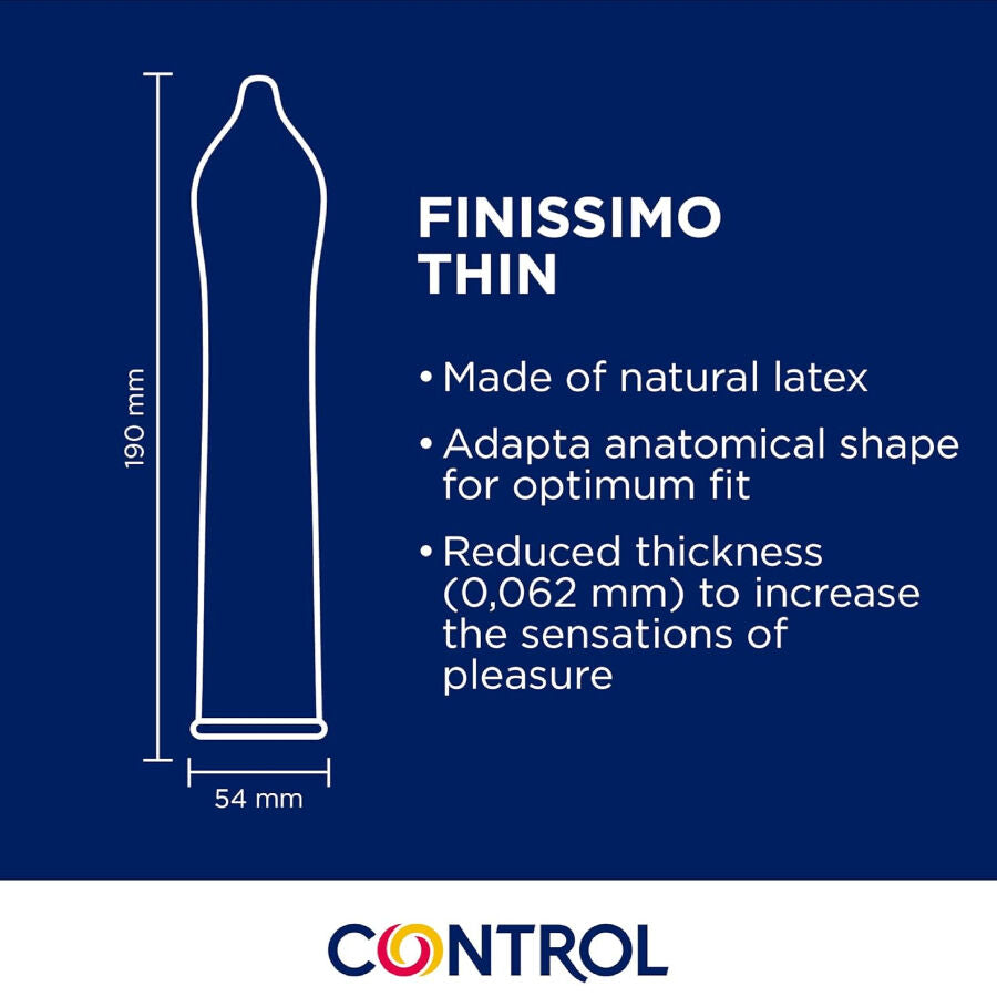 CONTROL - Finissimo Senso Tynne Kondomer 144 stk