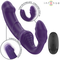 INTENSE - Jill Dobbeltvibrator 20 cm Lilla med fjernkontroll