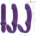 INTENSE - Jill Dobbeltvibrator 20 cm Lilla med fjernkontroll