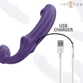 INTENSE - Jill Dobbeltvibrator 20 cm Lilla med fjernkontroll