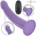 INTENSE - Eddie Vibrator 17,5 cm 10 vibrasjoner Lilla med fjernkontroll