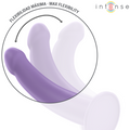 INTENSE - Eddie Vibrator 17,5 cm 10 vibrasjoner Lilla med fjernkontroll