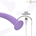 INTENSE - Eddie Vibrator 17,5 cm 10 vibrasjoner Lilla med fjernkontroll