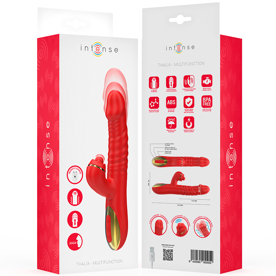 INTENSE - Thalia Vibrator med støt og tapping
