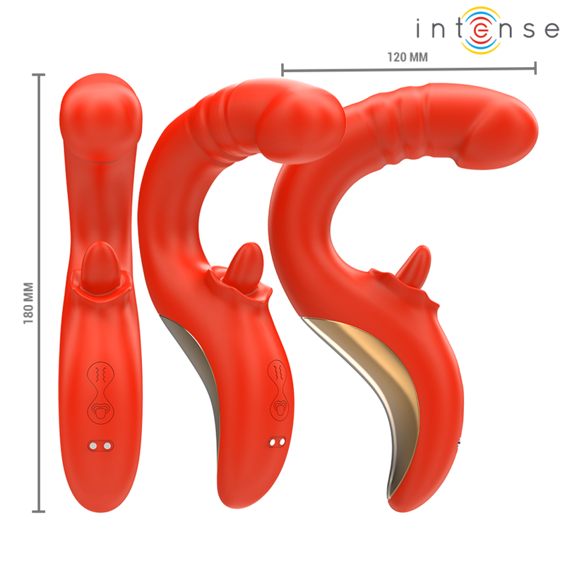 INTENSE - Paulina U-formet vibrator & stimulator