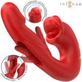 INTENSE - Nathy Dobbeltvibrator med sugende munn