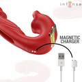 INTENSE - Nathy Dobbeltvibrator med sugende munn