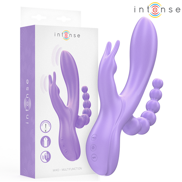INTENSE - Miko Trippelvibrator rabbit + analstimulator 7 vibrasjoner