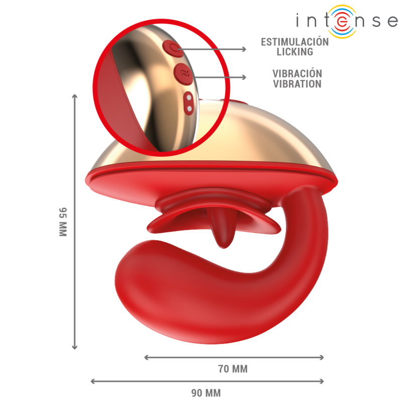 INTENSE - Mariah U-formet vibrator 10 vibrasjoner
