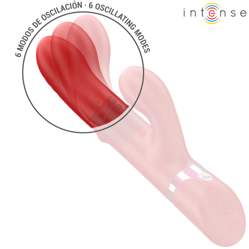 INTENSE - Lele Multifunksjonsvibrator med rotasjon og oscillering