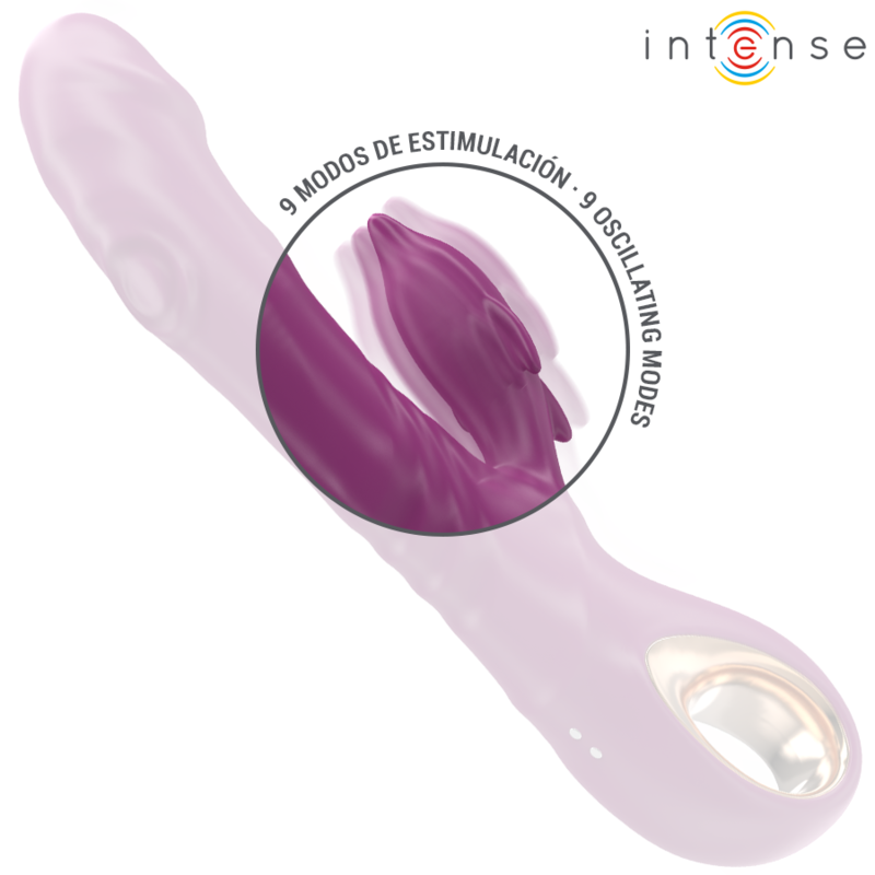 INTENSE - Halle Multifunksjonsvibrator med stimulerende delfintunge