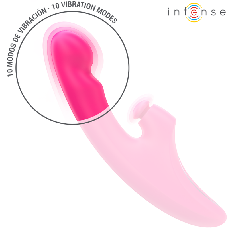 INTENSE - Emi Multifunksjonsvibrator 13,5 cm 3-i-1 10 vibrasjoner