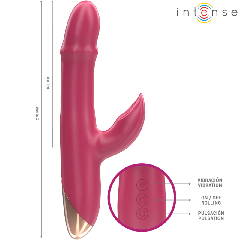 INTENSE - Chloe Multifunksjonsvibrator 3-i-1