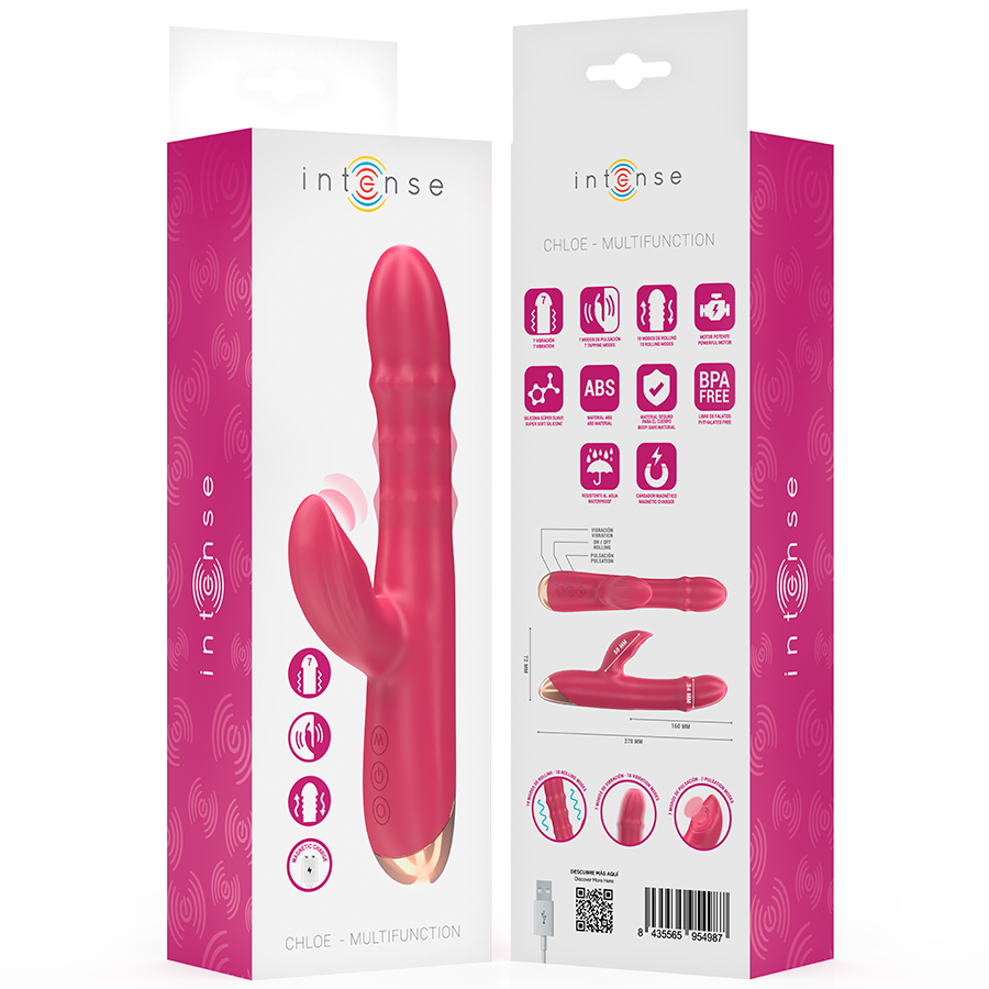 INTENSE - Chloe Multifunksjonsvibrator 3-i-1