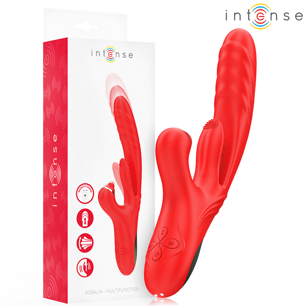 INTENSE - Rosalia Multifunksjonsvibrator 3-i-1 med støt