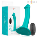 INTENSE - Katie Vibrator med sugekopp 10 vibrasjoner Blå med fjernkontroll