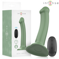 INTENSE - Becca Vibrator med sugekopp 10 vibrasjoner Grønn med fjernkontroll