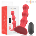 INTENSE - Cody Vibrator med sugekopp Rød med fjernkontroll