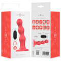 INTENSE - Cody Vibrator med sugekopp Rød med fjernkontroll