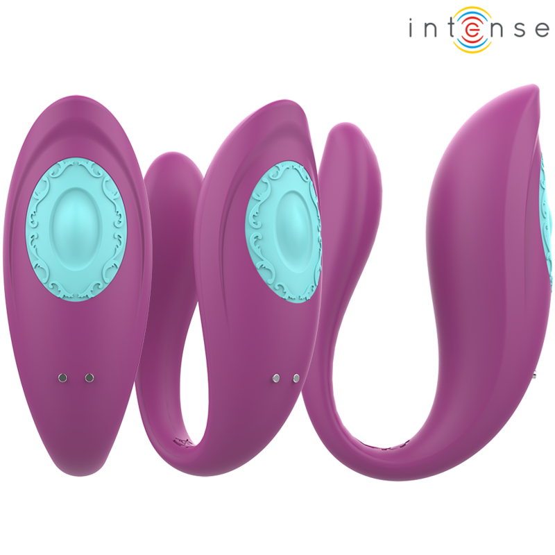 INTENSE - Annie U-formet vibrator Lilla med fjernkontroll