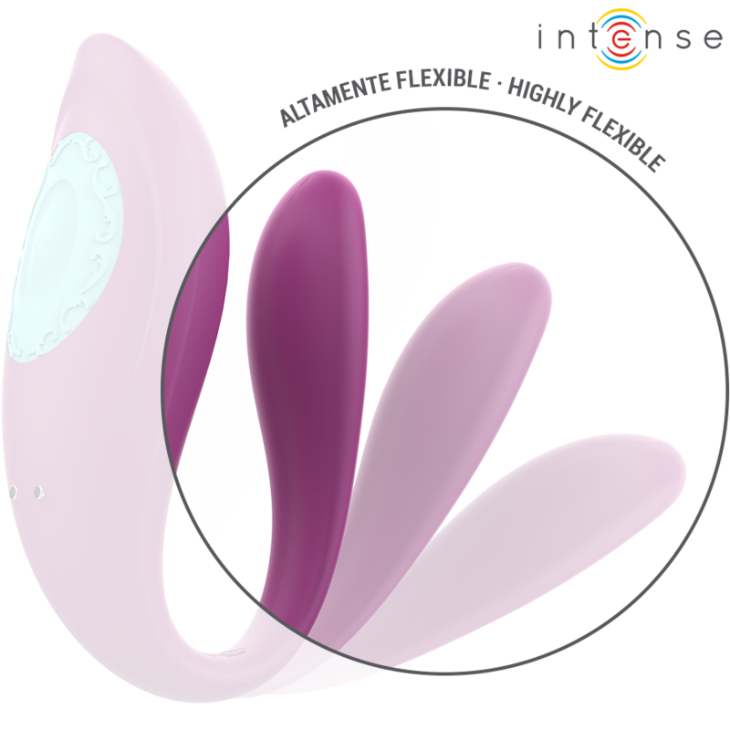INTENSE - Annie U-formet vibrator Lilla med fjernkontroll