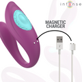 INTENSE - Annie U-formet vibrator Lilla med fjernkontroll