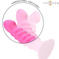 INTENSE - Cindy Vibrator Størrelse L Spiraldesign 10 vibrasjoner Rosa Fjernkontroll