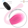 INTENSE - Janice U-formet dobbeltvibrator 10 vibrasjoner Rosa med fjernkontroll