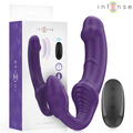 INTENSE - Jill Dobbeltvibrator 20 cm Lilla med fjernkontroll