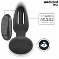 ADDICTED TOYS - Analplugg med Vibrerende Tunge og Fjernkontroll