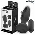 ADDICTED TOYS - Analplugg med Vibrerende Tunge og Fjernkontroll