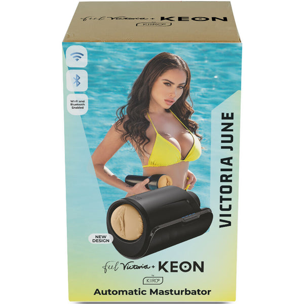 KIIROO - Keon WiFi Combo Victoria June Automatisk masturbator + Feel Stroker