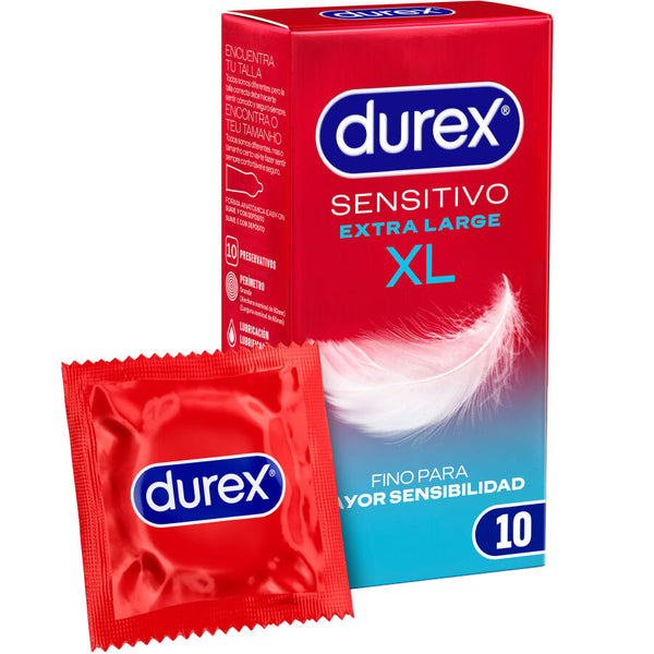 DUREX - Sensitive XL Extra Store Kondomer 10 stk