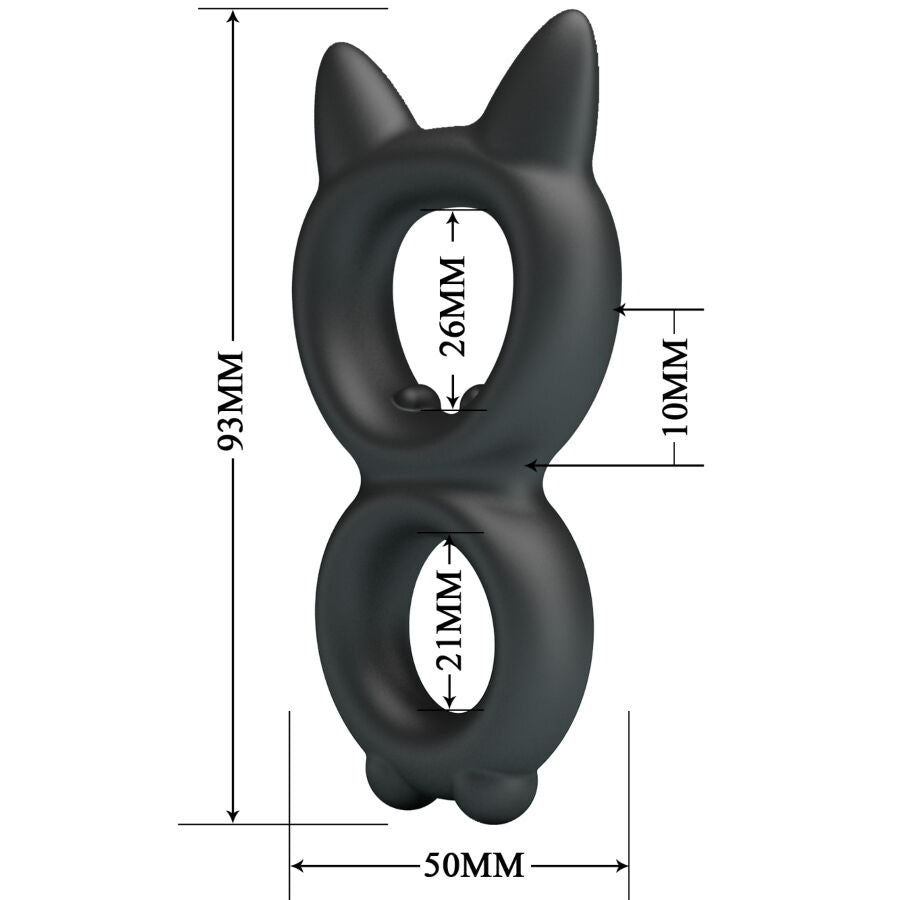 CRAZY BULL - Fleksibel Penisring