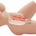 CRAZY BULL - Lily Realistisk torso-masturbator 4 kg